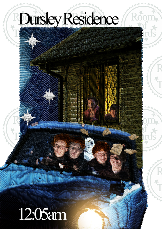 Postcard from Dursley Residence escape