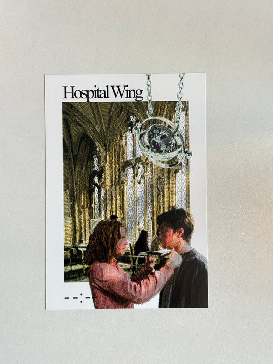 Postcard from Hogwarts Hospital Wing