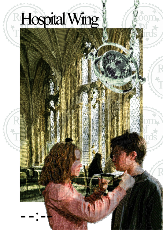 Postcard from Hogwarts Hospital Wing